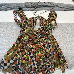 Euro size 34 / Small / Silky resort dress